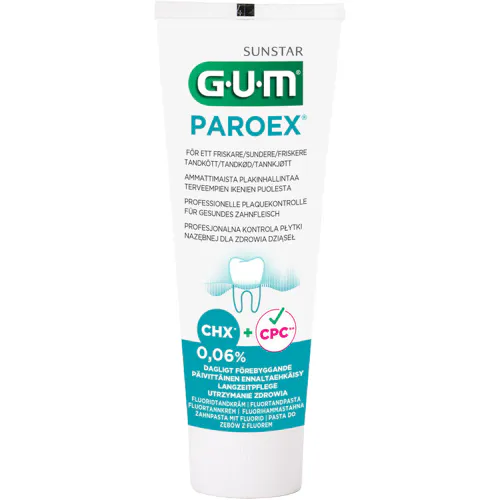 Gum Paroex Tannkrem 0,06% Klorheksidin 75 ml