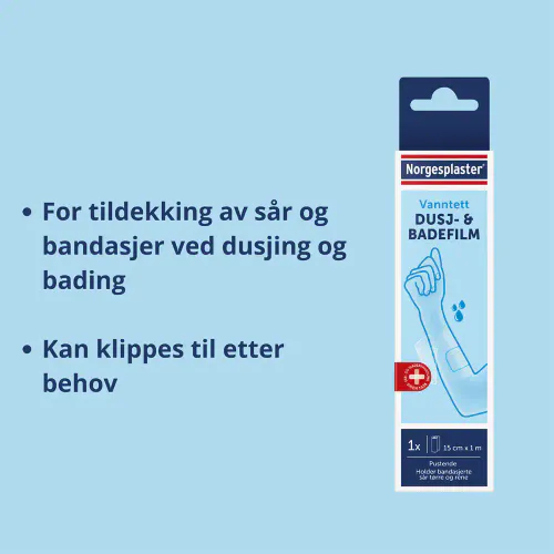 Norgesplaster Dusj- & Badefilm 15 cm x 1 m 1 stk