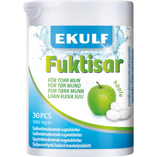Ekulf Fuktisar Eple 30 stk