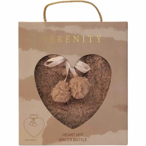 Serenity Heart Varmeflaske m/ Trekk 1 stk