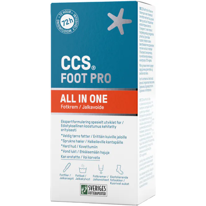 Hovedbilde CCS Foot Pro All In One Fotkrem 100 ml