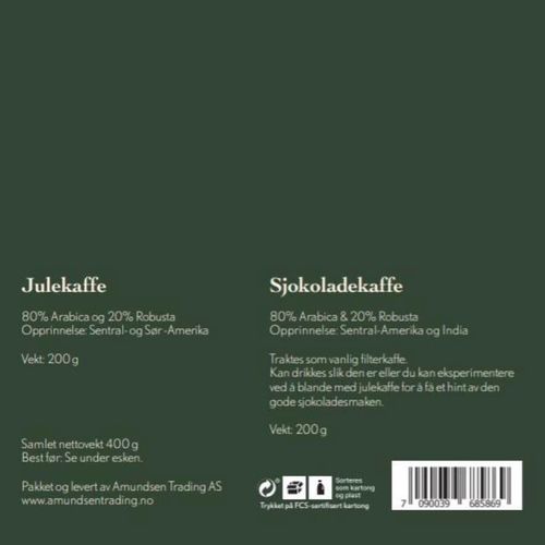 Apotekets Julekaffe & Sjokoladekaffe 1 sett