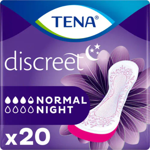 Tena Discreet Normal Night 20 stk