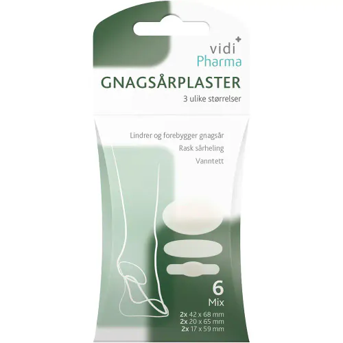 Vidi Pharma Gnagsårplaster Mix 6 stk