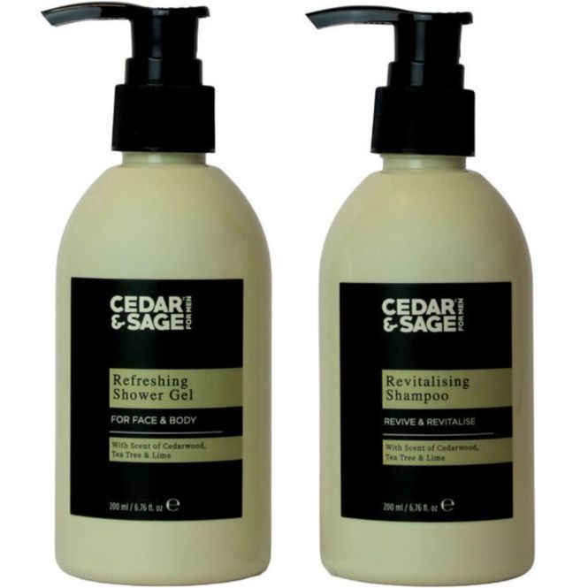 Hovedbilde Cedar & Sage Men Refreshing Shower Gavesett