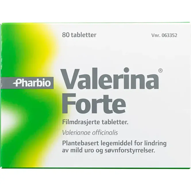 Hovedbilde Valerina Forte Tabletter 80 stk