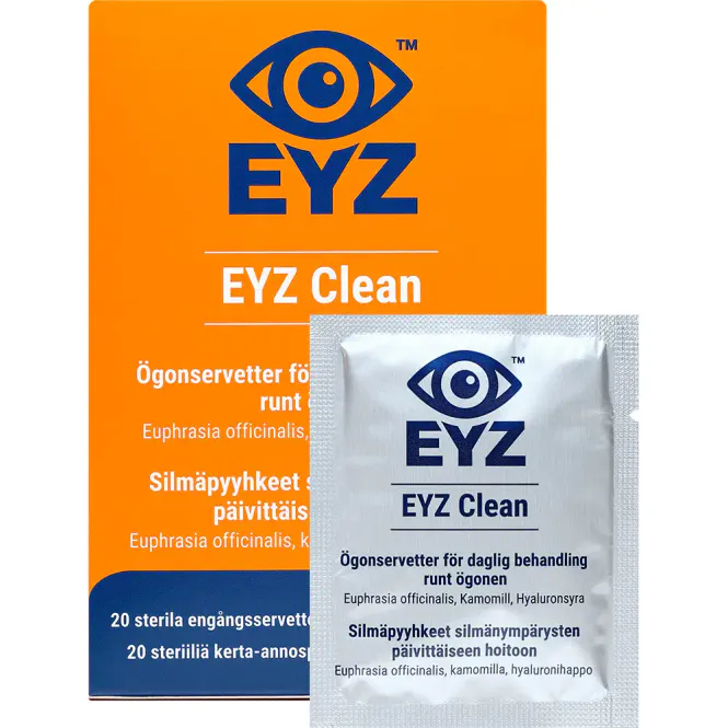 Hovedbilde Eyz Clean Øyeservietter 20 stk 
