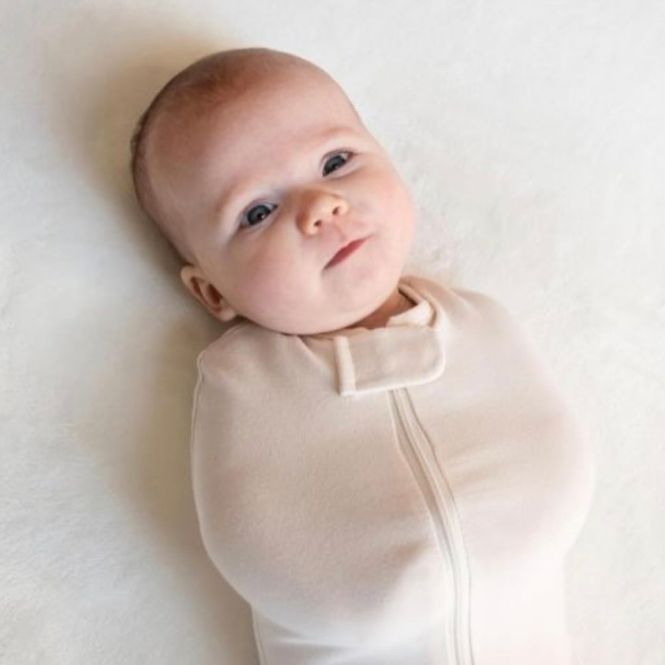 Hovedbilde Woombie Babysvøp Økologisk 3-6 Mnd Offwhite 1 stk