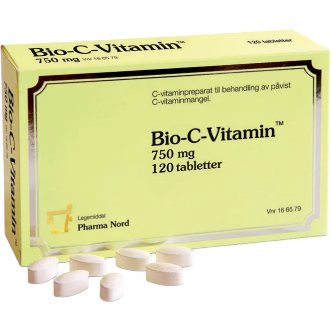 Hovedbilde Bio-C-Vitamin 750 mg Tabletter 120 stk
