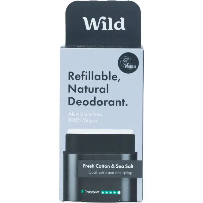 Hovedbilde Wild Deo Men Cotton & Sea Salt Startpakke 1 Sett