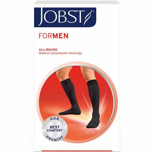 JOBST For Men K2 Kne Sort L 1 par