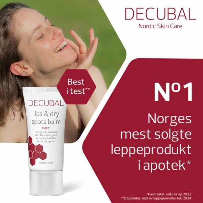 Hovedbilde Decubal Lips & Dry Spots Balm 30 ml