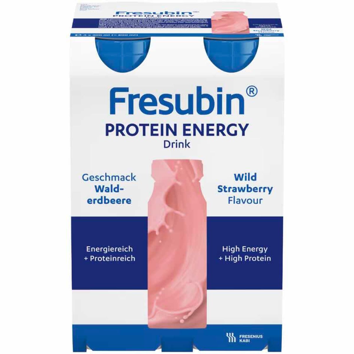 Fresubin Protein Energy Drink Markjordbær 4 x 200 ml