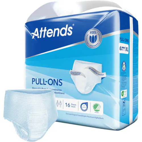 Attends Pull-Ons 6 XL Buksebleier 16 stk