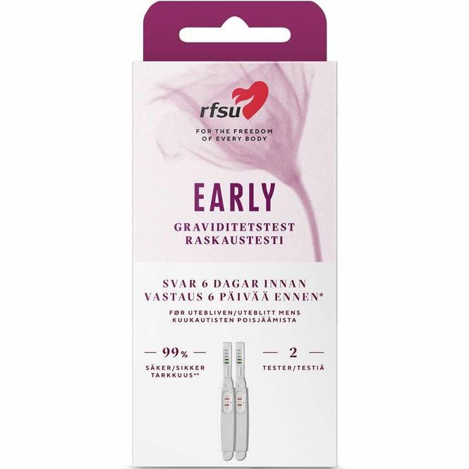 Hovedbilde Rfsu Graviditetstest Early 2 stk