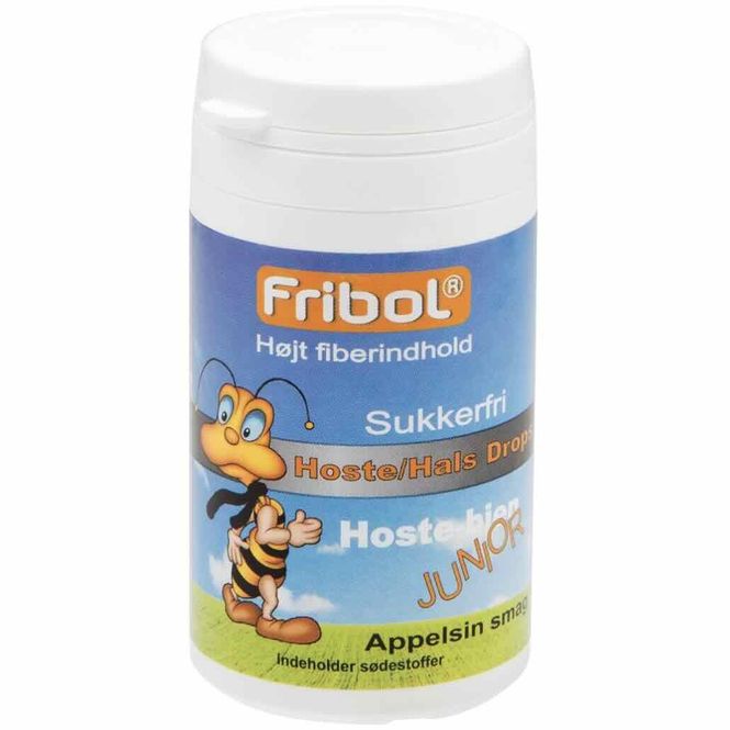 Hovedbilde Fribol Sukkerfri Halstabletter Junior 60 g