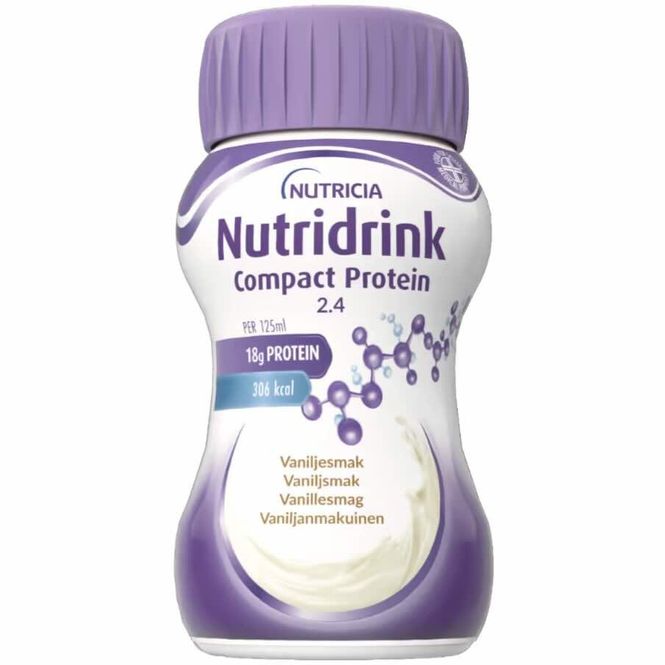 Hovedbilde Nutridrink Compact Protein Næringsdrikk Vanilje 4x125 ml