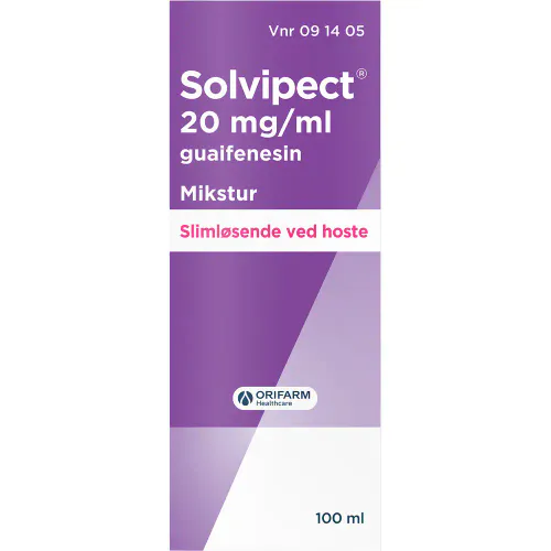 Solvipect 20 mg/ml Hostemikstur 100 ml