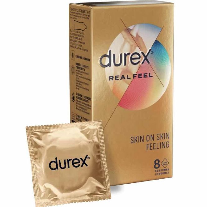 Hovedbilde Durex Real Feel Kondom 8 stk