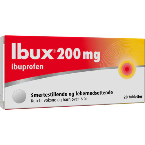 Ibux Tabletter 200 mg 20 stk