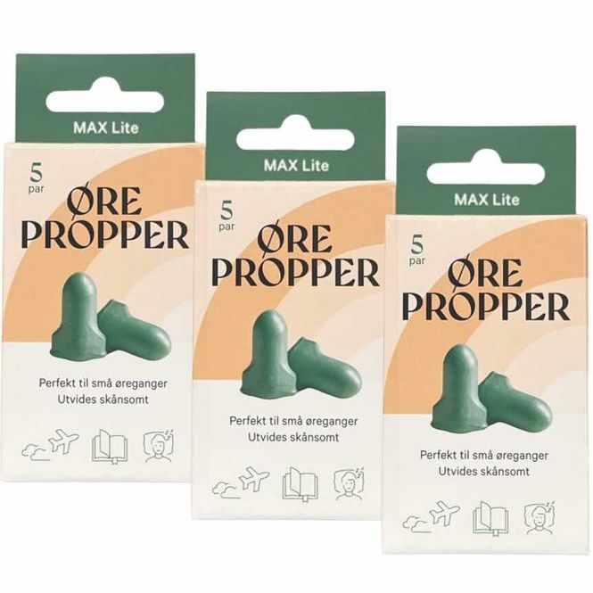 Hovedbilde Max Lite Megapack - 3 x 10 ørepropper