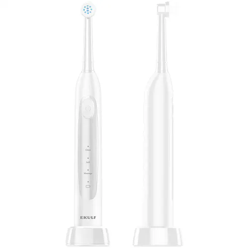 Ekulf PowerBrush Elektrisk Tannbørste Hvit 1 stk