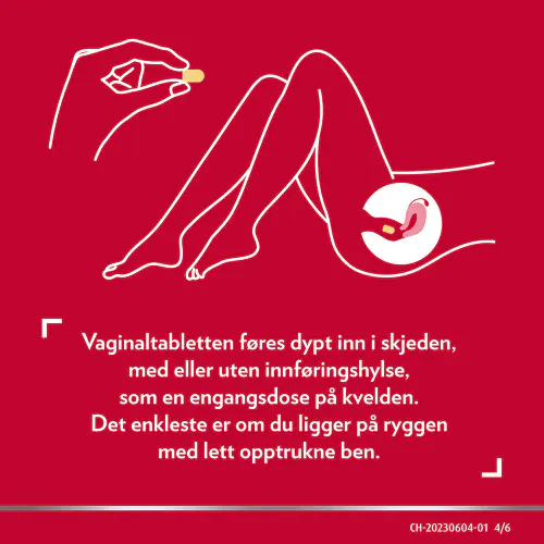 Canesten 100 mg Vaginaltabletter m/Applikator 6 stk