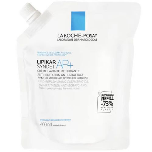 La Roche-Posay Lipikar Syndet Ap+ Dusjgelekrem Refill 400 ml