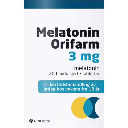Melatonin Orifarm 3 mg Tabletter 20 stk