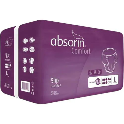 Absorin Comfort Slip Day/Night L Bleier 28 stk