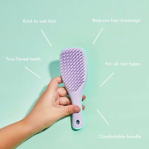 Tangle Teezer Wet Detangler Mini Wisteria Leaf Hårbørste 1 stk