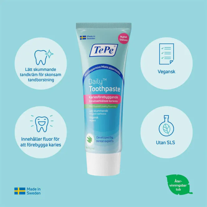 Hovedbilde TePe Daily Tannkrem 75 ml