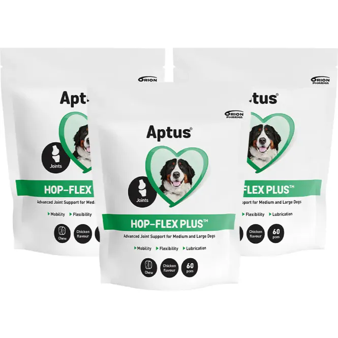 Hovedbilde Aptus Hop-Flex Plus Megapack - 3 x 60 tyggetabletter